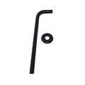 Livorno Shower Arm with Flange