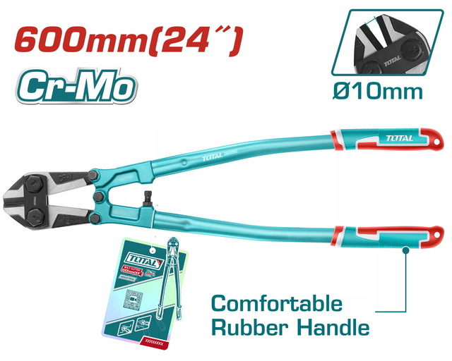 Total Tools Industrial Bolt Cutter 24"/600mm - Cr-Mo